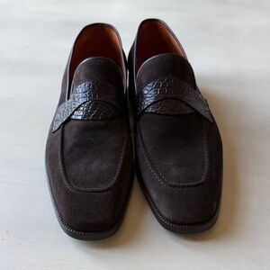 Elegant Brown Leather Loafers